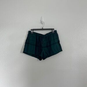 Stars Above Plaid Pajama Shorts